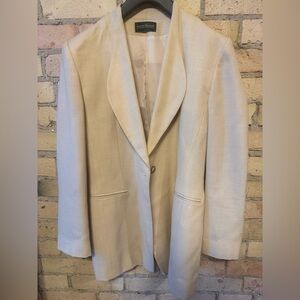 Vintage Oversized Harve Benard Classic Beige Blazer